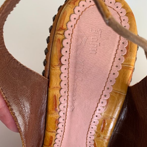 John Galliano Platform Slingback in good condition, size 8 - Picture 2 of 9